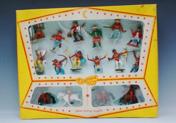 SOLD Crescent Cowboys & Indians - Large Display Box Set