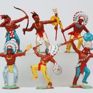 SOLD Crescent Indians - FULL Set 60mm Figures
