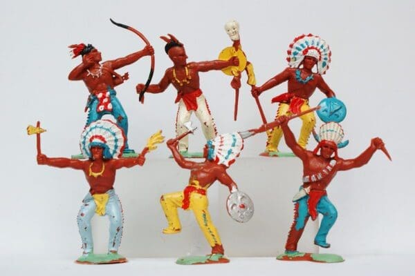 SOLD Crescent Indians - FULL Set 60mm Figures