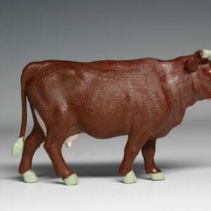 SOLD Britains Cow Standing Brown PVC