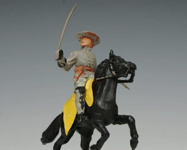 SOLD Timpo ACW Mounted Confederate Officer, Long Tunic