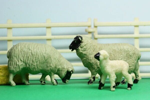 Britains Black-faced Sheep (from Lead Moulds)