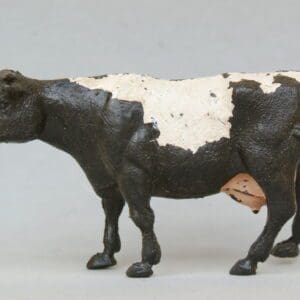 SOLD Crescent Larger Farm Animals Cow - BLACK Plastic!