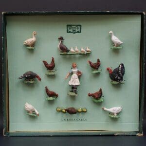 SOLD Herald Farm Box Set with Poultry [13 pieces]