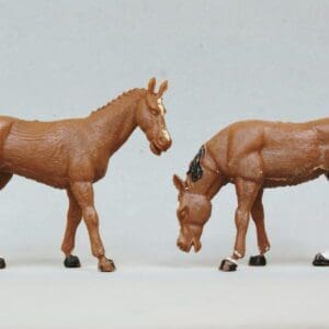 SOLD Crescent Farm Models Horses - CHESTNUT Plastic