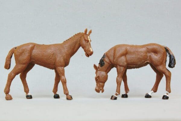 SOLD Crescent Farm Models Horses - CHESTNUT Plastic