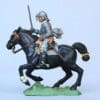 SOLD ECW Mounted Roundhead Officer - Black SMOOTH Plastic Horse