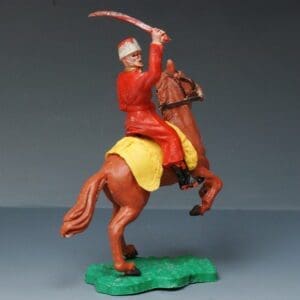 SOLD Timpo Mounted Cossack - Solid Plastic