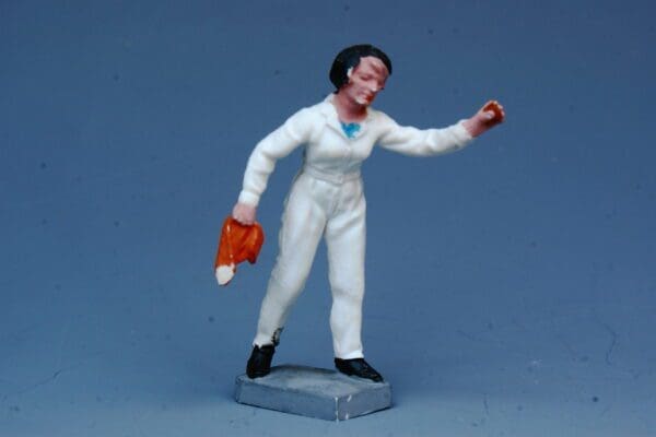 SOLD Britains Garage Attendants - Girl Cleaning