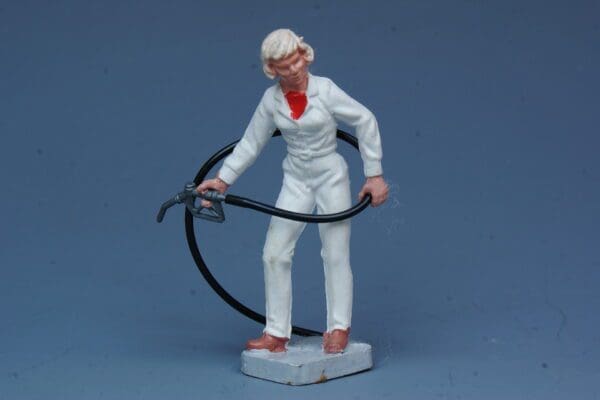 SOLD Britains Garage Attendants - Girl Serving
