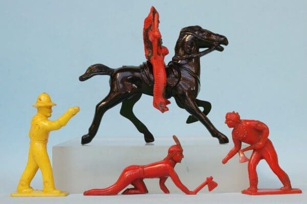 SOLD Lido Copies Cowboy & Indians - Polystyrene 'ENGLAND'