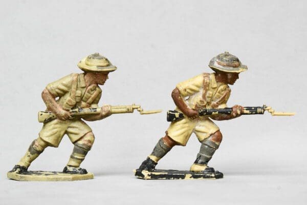 JUST IN! Lone Star African Troops Advancing with Fixed Bayonets
