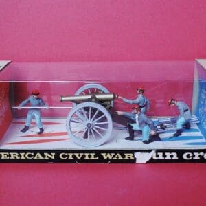 SOLD Britains ACW Confederate Gun Team - Window Box Set