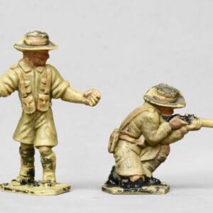 SOLD Lone Star Desert Troops Crouching & Throwing Grenade