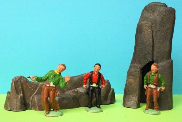 SOLD Gemodels Wild West Cowboys & Scenic Rocks