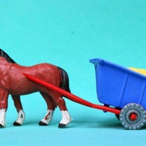 SOLD Speedwell Rare Farm Horse & Cart - ROYAL BLUE Variant