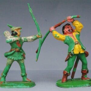 Cherilea 54mm Robin Hood & Little John with Staff