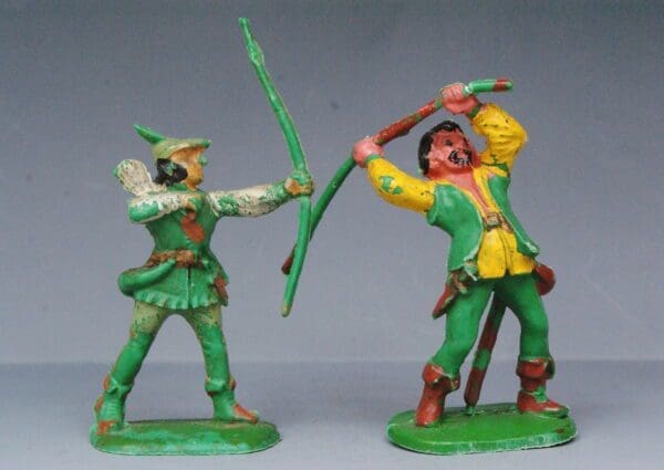 Cherilea 54mm Robin Hood & Little John with Staff