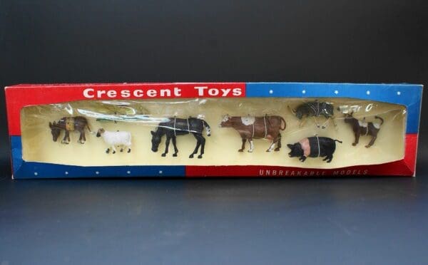 SOLD Crescent Toys Farm Animals - Box Set #1