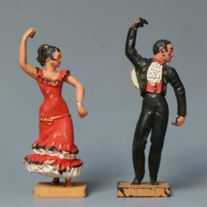 SOLD Herald Spanish Man & Lady Dancers - FULL Paint