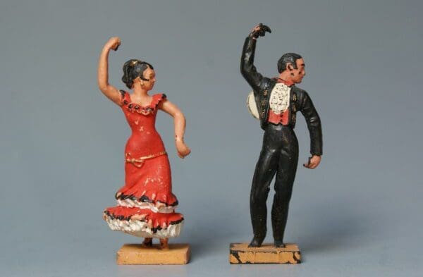 SOLD Herald Spanish Man & Lady Dancers - FULL Paint