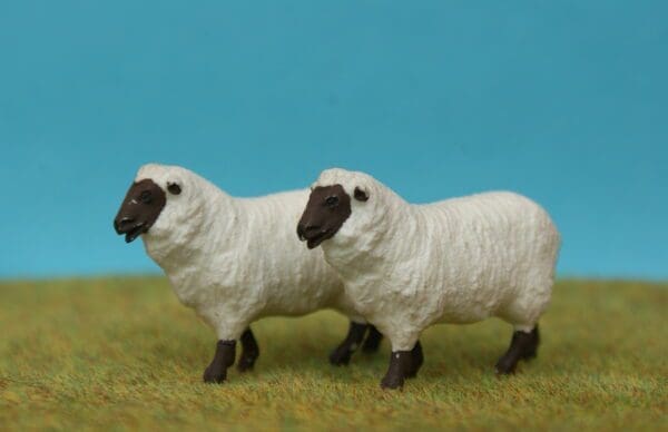 SOLD Britains Lead Mould Sheep Standing - WHITE Variant!