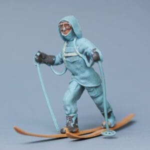 SOLD Herald Polar Skier - PALE BLUE Polythene