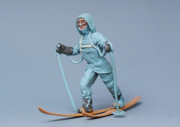 SOLD Herald Polar Skier - PALE BLUE Polythene