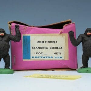 SOLD Herald Zoo Series Standing Gorilla - Trade Box