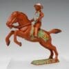 SOLD UNA Rare Mounted Cowboy on Leaping Horse