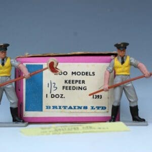 SOLD Herald Zoo Series Keeper Feeding - Trade Box