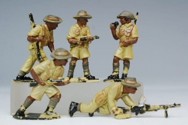 Lone Star African Troops - 5 Different Poses!