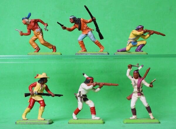 Deetail Apache Indians - Full Set of 6