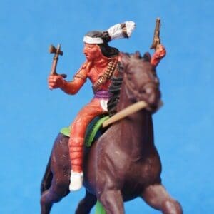 SOLD Deetail Mounted Apache Indian #1