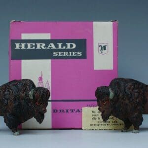 SOLD Herald Zoo Series American Bison - Trade Box