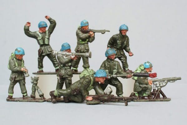 NEW! Lone Star Harvey Series Blue-helmeted UN Troops x 8