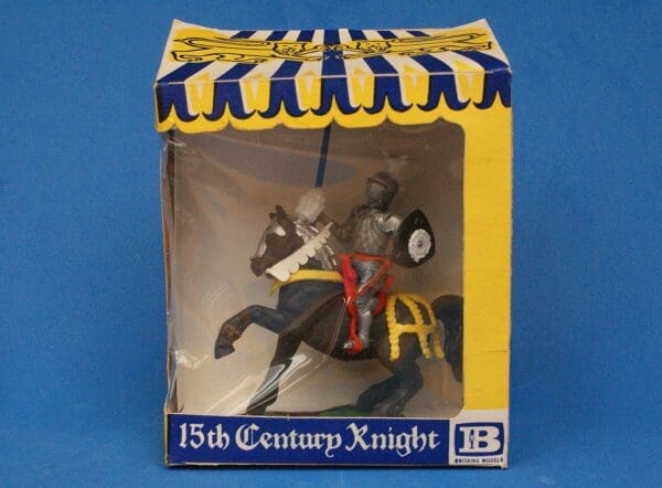 SOLD Swoppet C15th Mounted Knight with Standard MIB