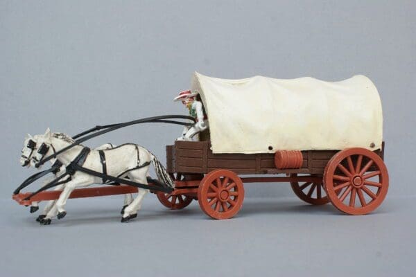 SOLD Timpo Covered Wagon - Early 1st Issue - Complete! - Image 3