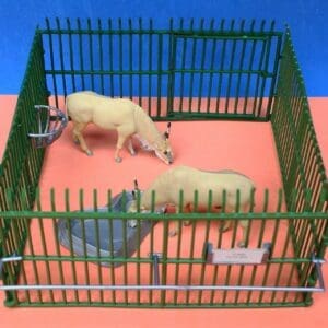 SOLD Britains Zoo Cage 'A' plus Eland Antelope