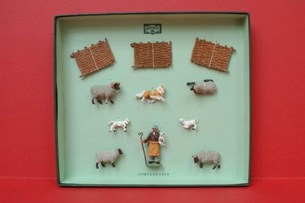 SALE! Herald Farm (Repro) Box Set, Shepherd, 11 Pieces - Image 3