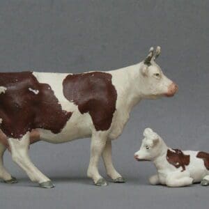 SOLD Herald Standing Cow & Calf (Ayshire Breed)