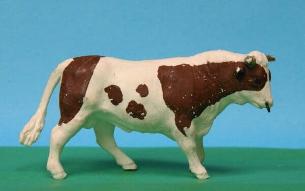 SOLD Herald White & Brown Bull