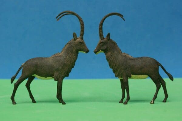 SOLD Britains Zoo Series Sable Antelope - BLACK 1st Issue