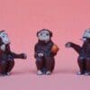 SOLD Taylor & Sons Chimps Tea Party - Spare Set of Chimps