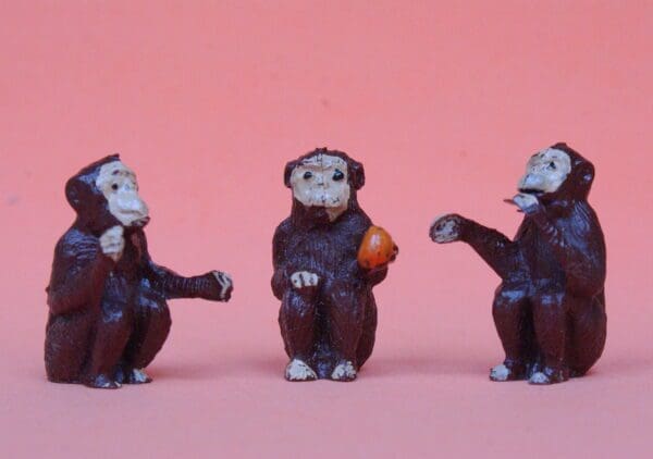 SOLD Taylor & Sons Chimps Tea Party - Spare Set of Chimps