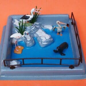 SOLD Britains Zoo Series - Tropical Pool, Seal, Flamingo etc