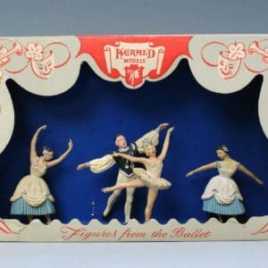 SOLD Herald 'Zang' BLUE Ballet Dancers Display Carton