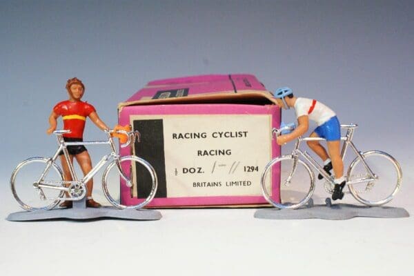 SOLD Britains Racing Cyclists - Trade Box!
