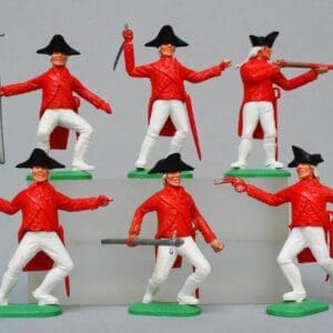SOLD Timpo AWI British Soldiers 'Redcoats' Full Set