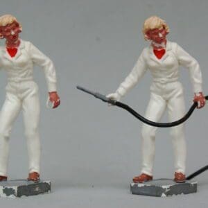 SOLD Britains Garage Attendants - Pair Girls Serving
